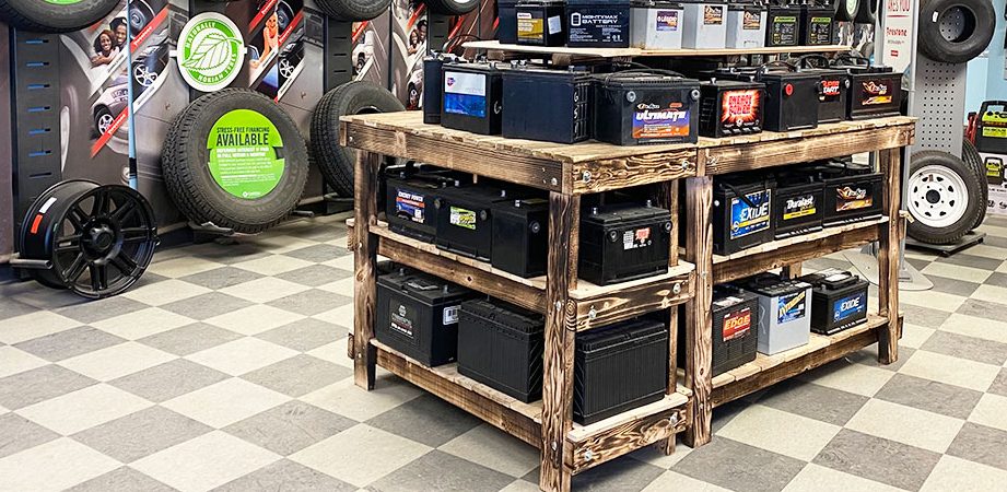 battery on wheel shop