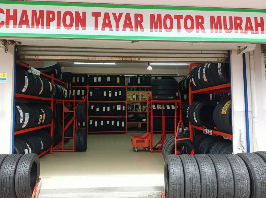 champion tayar motor murah