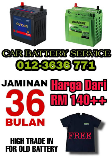 AMARON CENTURY CAR BATTERY SHOP NILAI - BANGI - PAJAM - BKT MOHKOTA - SEPANG
