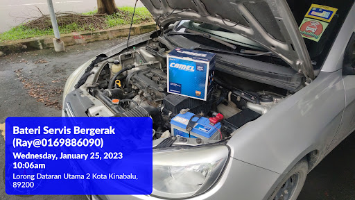 Perkhidmatan Bateri Kereta Servis Bergerak - Kota Kinabalu