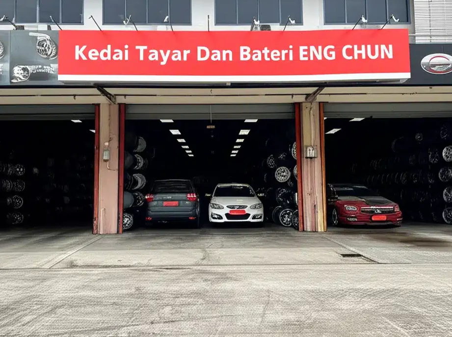 kedai tayar dan bateri eng chun