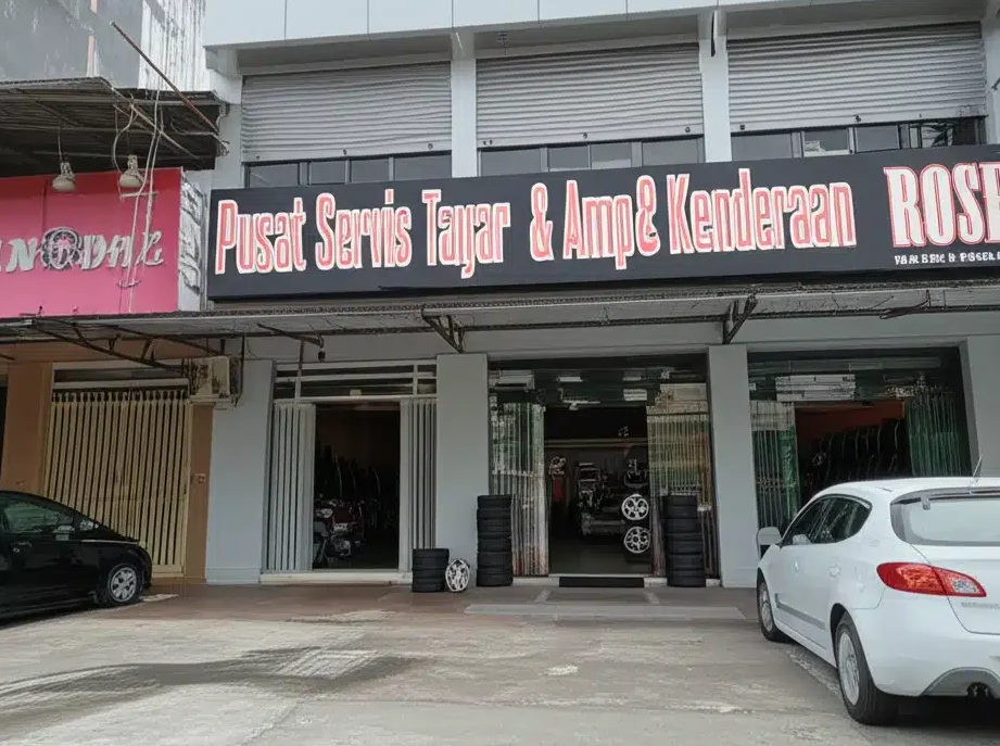pusat servis tayar kenderaan rose